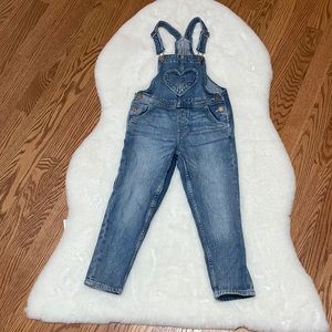 H&M girls jeans overalls size 5